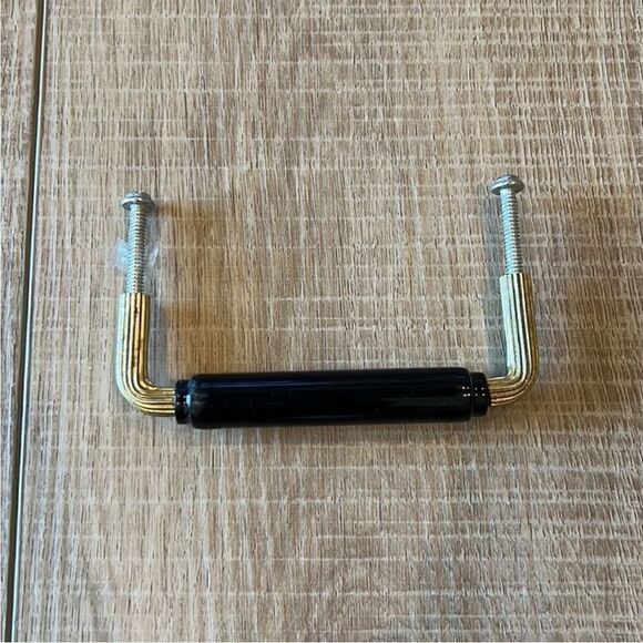 Anthropologie Deauville Handle Gold and Black Knob - Picture 5 of 7